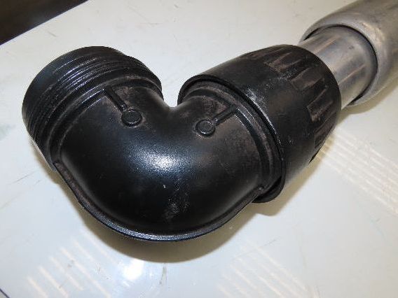 Transair 2.5"x 60" Flexible Air Hose Aluminum Pipe Fitting 90° Swivel Elbow DN63
