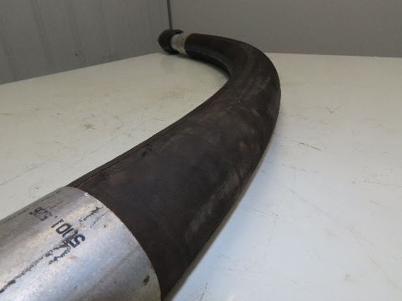 Transair 2.5"x 60" Flexible Air Hose Aluminum Pipe Fitting 90° Swivel Elbow DN63