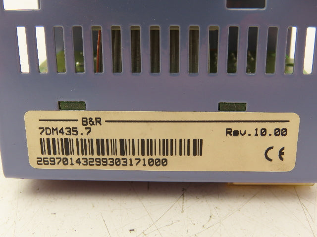 BR Automation 7DM435.7 PLC Input Output Module Rev 10