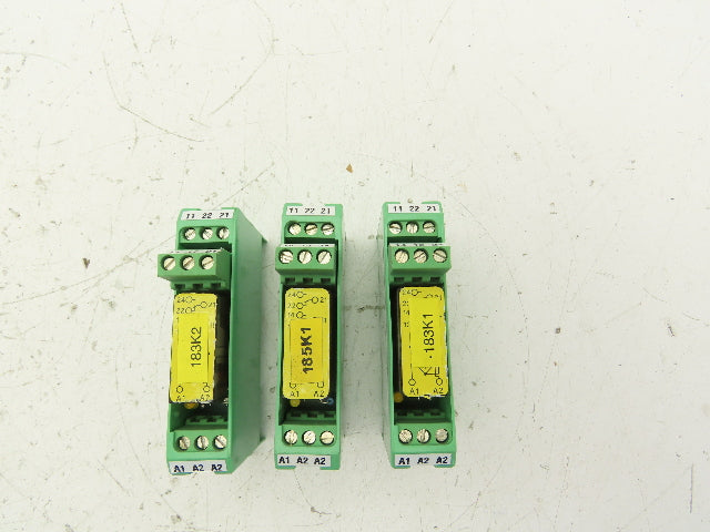 Phoenix Contact PSR-SCF-24UC/URM/2X21 Coupling Relay 24V 250VAC 5A Lot of 3