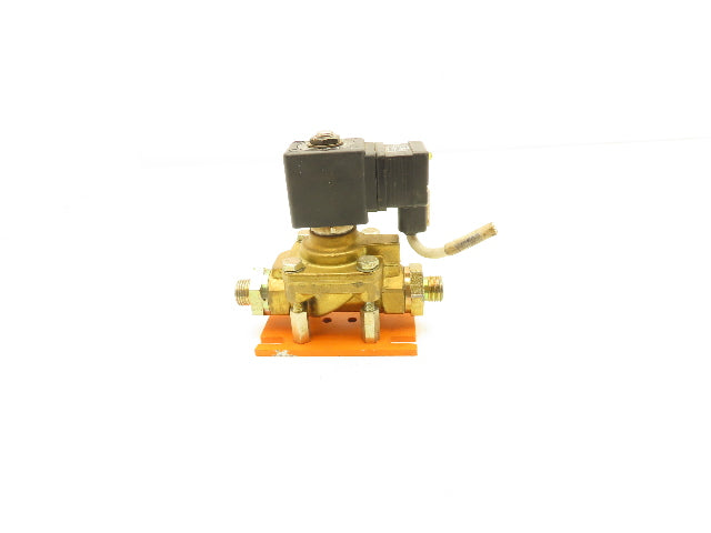 Parker 321H2522 Brass Solenoid Valve 2-Way NC G1/2" BSPP 24V 25bar