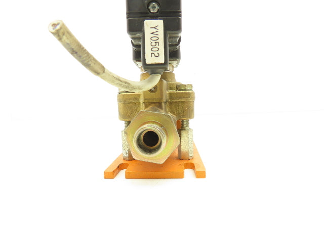 Parker 321H2522 Brass Solenoid Valve 2-Way NC G1/2" BSPP 24V 25bar