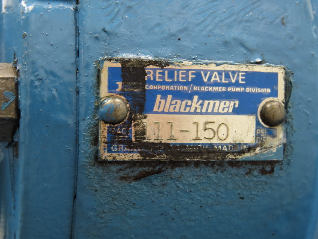 Blackmer XLW3F 3" Sliding Vane Pump Positive Displacement 7.5Hp 230/460V RH