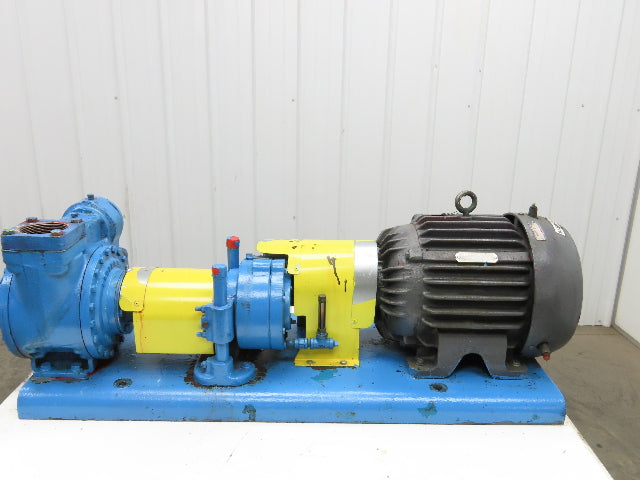 Blackmer XLW3F 3" Sliding Vane Pump Positive Displacement 7.5Hp 230/460V RH