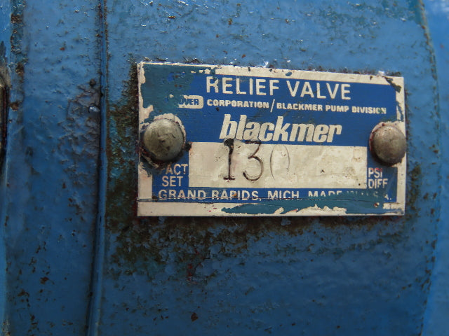Blackmer XLW3F 3" Sliding Vane Pump Positive Displacement 7.5Hp 230/460V RH