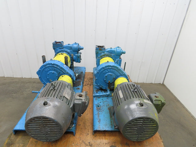 Blackmer XLW3F 3" Sliding Vane Pump Positive Displacement 10Hp 230/460V RH