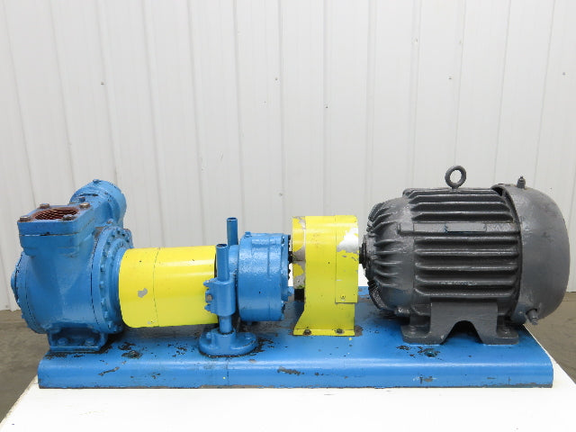 Blackmer XLW3F 3" Sliding Vane Pump Positive Displacement 7.5Hp 230/460V RH