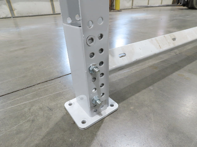 ConveyX Roller Conveyor Leg Support 39.5"W 16-20"H (Fits 42" Frame) Lot of 2