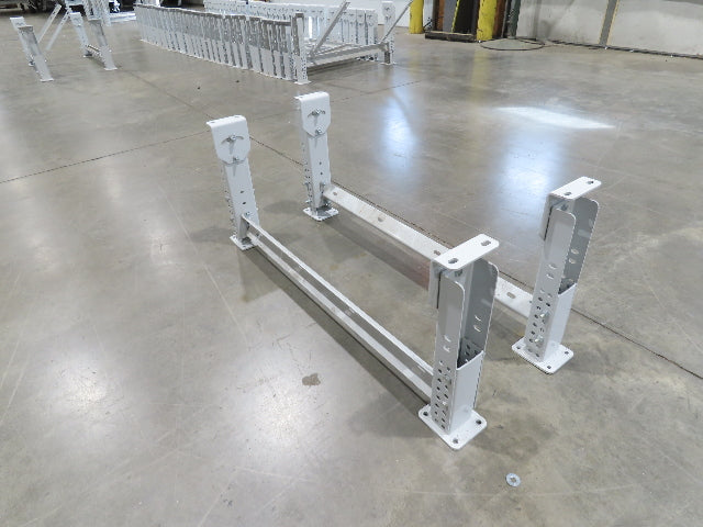 ConveyX Roller Conveyor Leg Support 39.5"W 16-20"H (Fits 42" Frame) Lot of 2