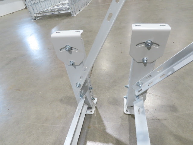 ConveyX Roller Conveyor Leg Support 39.5"W 16-20"H (Fits 42" Frame) Lot of 2