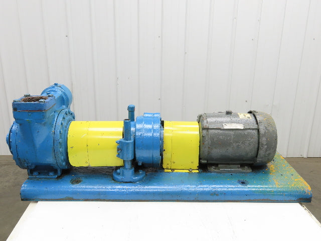 Blackmer XLW3F 3" Sliding Vane Pump Positive Displacement 5Hp 230/460V RH Inlet