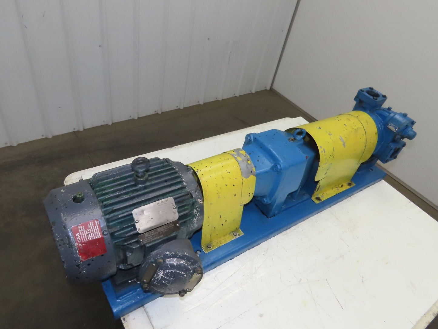 Blackmer XLW2F 2" Sliding Vane Pump Positive Displacement 5Hp 230/460V RH Inlet