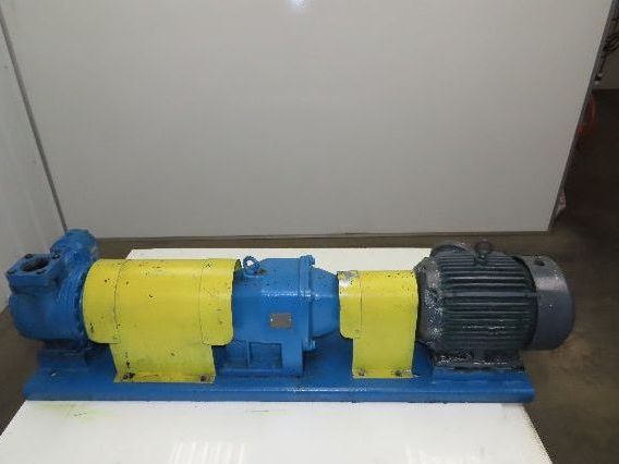 Blackmer XLW2F 2" Sliding Vane Pump Positive Displacement 5Hp 230/460V RH Inlet