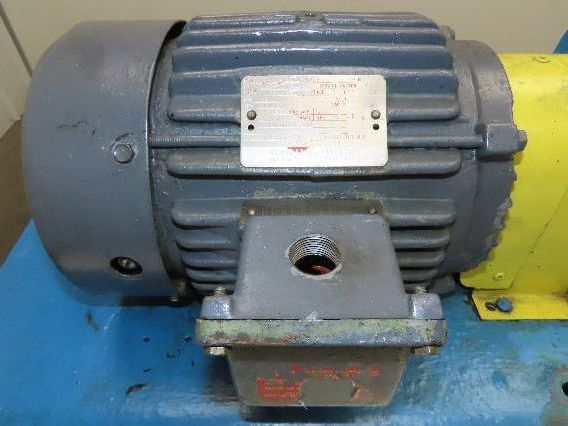 Blackmer XLW2 2" Sliding Vane Pump Positive Displacement 5Hp 230/460V RH Inlet