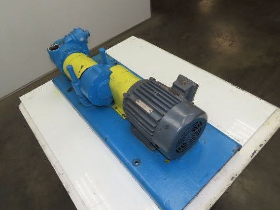 Blackmer XLW2 2" Sliding Vane Pump Positive Displacement 5Hp 230/460V RH Inlet