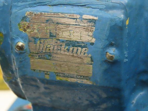 Blackmer XLW2 2" Sliding Vane Pump Positive Displacement 5Hp 230/460V RH Inlet
