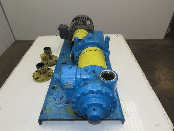 Blackmer XLW2 2" Sliding Vane Pump Positive Displacement 5Hp 230/460V RH Inlet