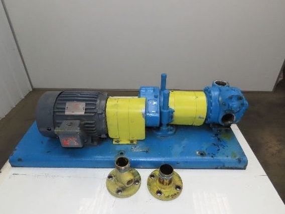 Blackmer XLW2 2" Sliding Vane Pump Positive Displacement 5Hp 230/460V RH Inlet