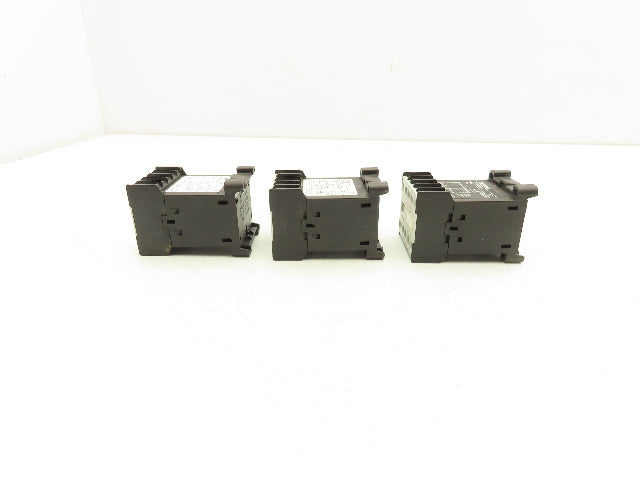 Siemens 3TF2810-0LB4 Contactor Sz 00 3-Pole 16A 1NO 600V 3PH 24VDC Coil Lot of 3