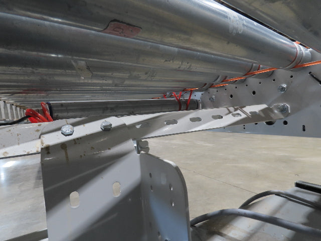 ConveyX 52"x 10' MDR Motorized Roller Conveyor 48"BF Skewed Angle Rollers 115V