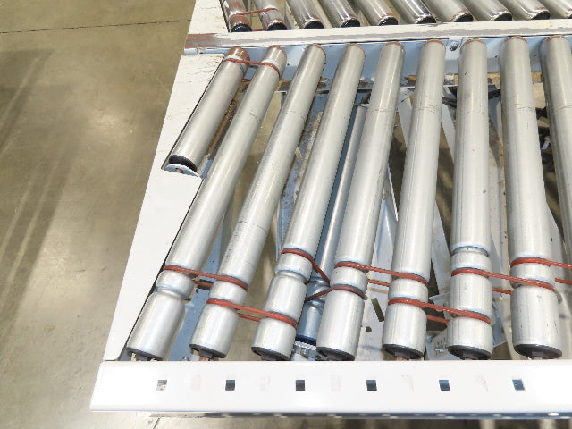 ConveyX 52"x 10' MDR Motorized Roller Conveyor 48"BF Skewed Angle Rollers 115V