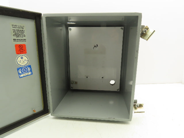 Wiegmann B121008CH Electrical Enclosure JIC Control Panel 12x10x8" Wall Mount