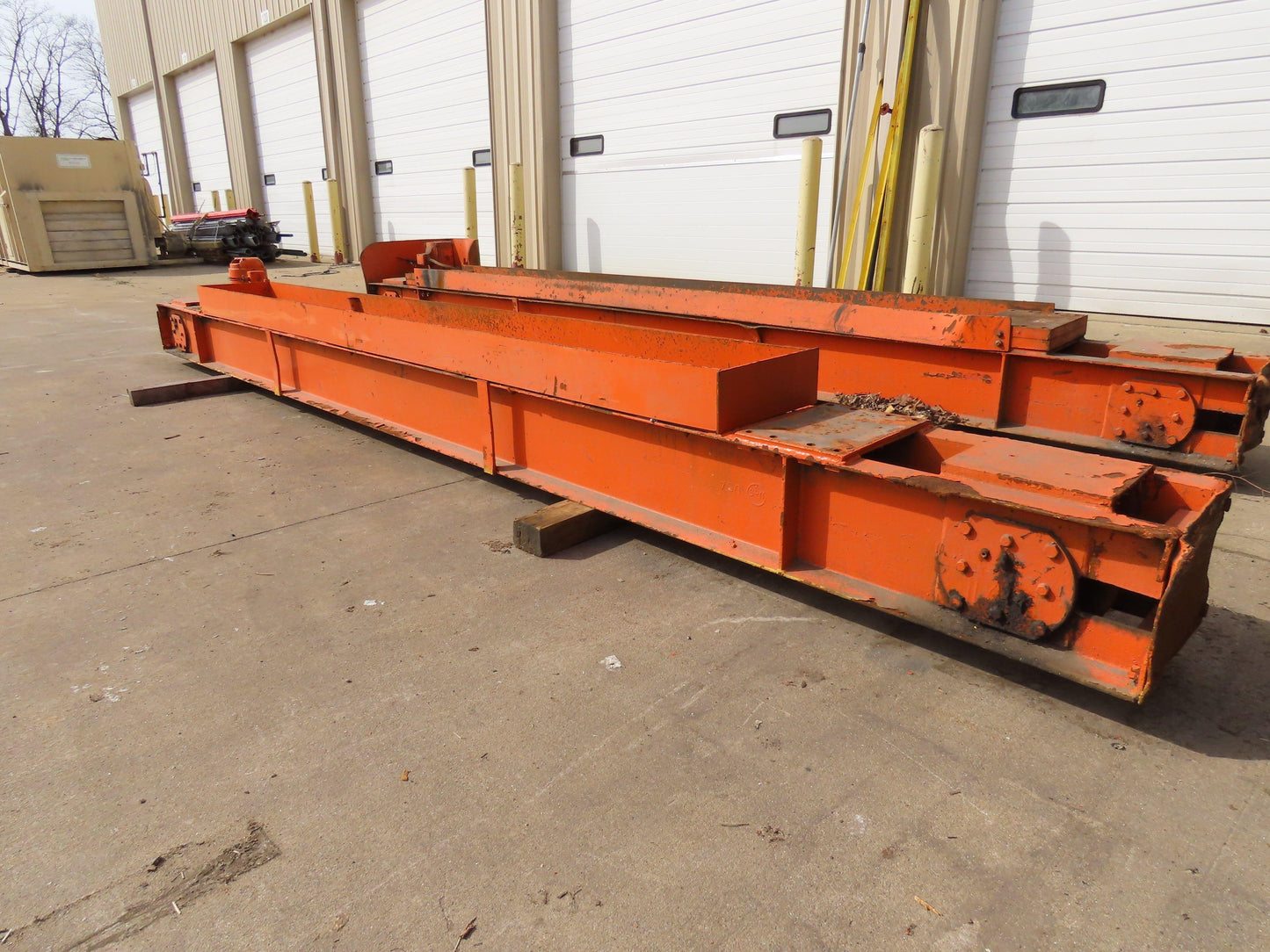 Cleveland Tramrail Motorized Gantry Crane End Truck Drive Floor Track 1.5Hp 480V