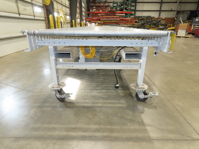 ConveyX 52"x 20' MDR Motorized Roller Conveyor 48"BF Manual Drive-Thru Gate 115V