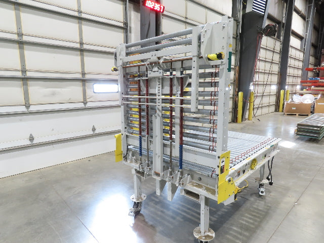 ConveyX 52"x 20' MDR Motorized Roller Conveyor 48"BF Manual Drive-Thru Gate 115V