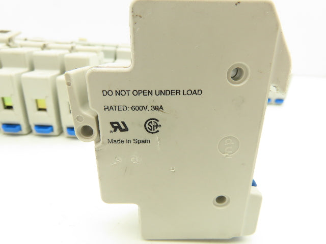 Gould Weber 10x38 Fuse Holder 1PH 2PH 3PH Mixed 600V 30A Lot of 17
