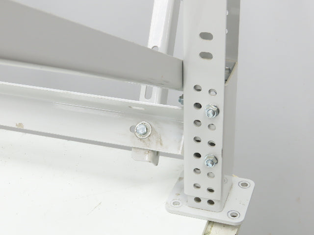 ConveyX Roller Conveyor Leg Support 39.5"W 16-20"H (Fits 42" Frame) Lot of 2