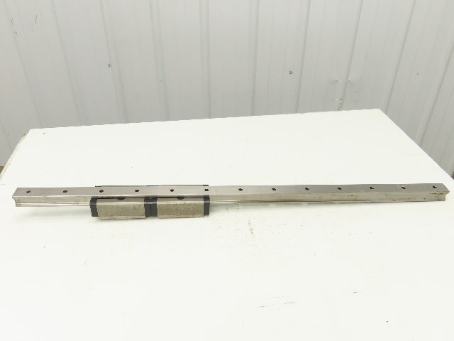 Rexroth Star SP 35 Linear Bearing LM Guide Rail 2-Blocks 34mm x 1020mm 40"L