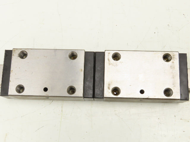 Rexroth Star SP 35 Linear Bearing LM Guide Rail 2-Blocks 34mm x 1020mm 40"L