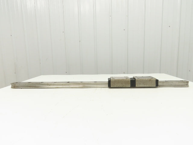 Rexroth Star SP 35 Linear Bearing LM Guide Rail 2-Blocks 34mm x 1020mm 40"L