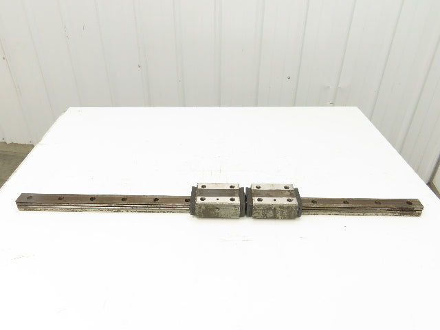 NSK LY 35 Linear Bearing LM Guide Rail 2-Blocks 34mm x 1020mm 40"L