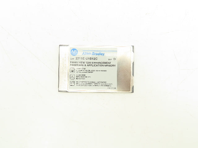 Allen Bradley 2711E-U1B12C PanelView 1200 Enhancement Memory Card 4Mb Ser D