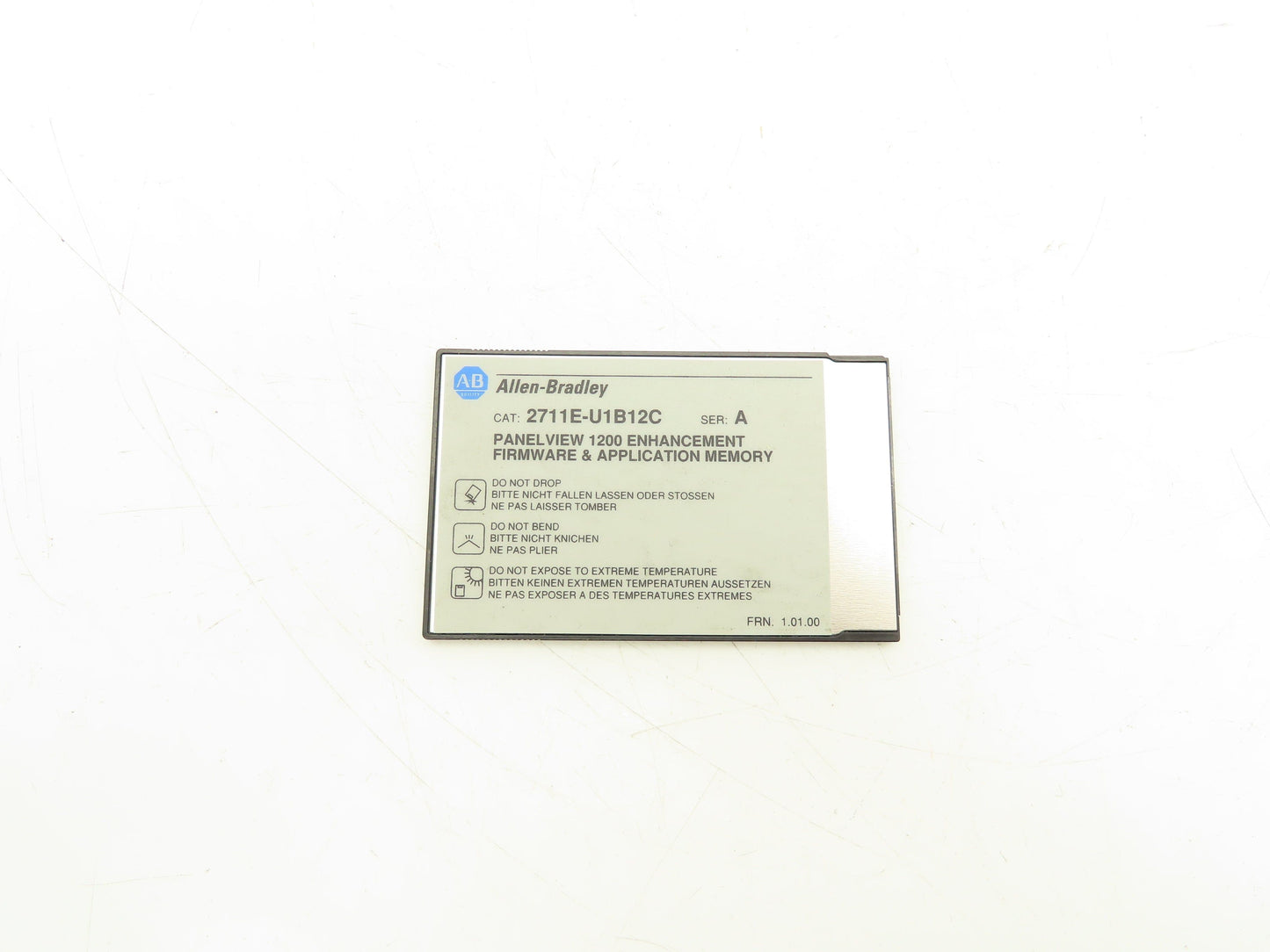 Allen Bradley 2711E-U1B12C PanelView 1200 Enhancement Memory Card 4Mb Ser A