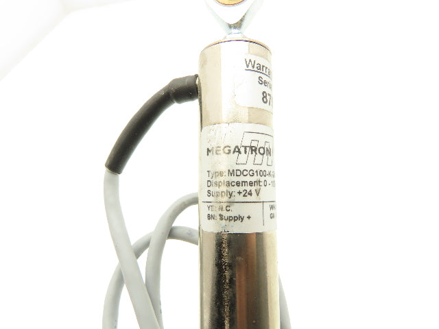 Megatron MDCG100-K-2410/6346 Displacement Sensor 100mm Push Rod Transducer