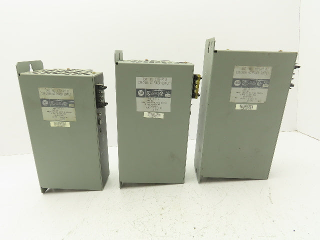 Allen Bradley 1771-P7 120/220 AC Power Supply Series B Lot of 3