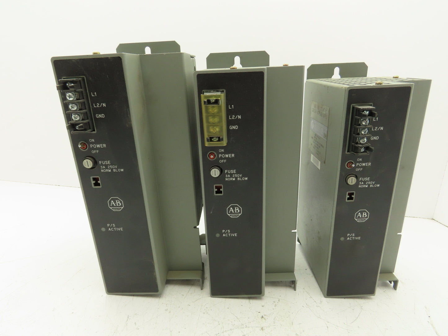 Allen Bradley 1771-P7 120/220 AC Power Supply Series B Lot of 3