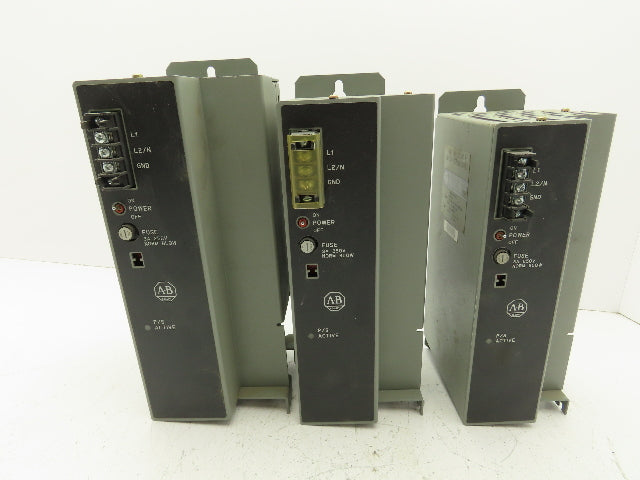 Allen Bradley 1771-P7 120/220 AC Power Supply Series B Lot of 3
