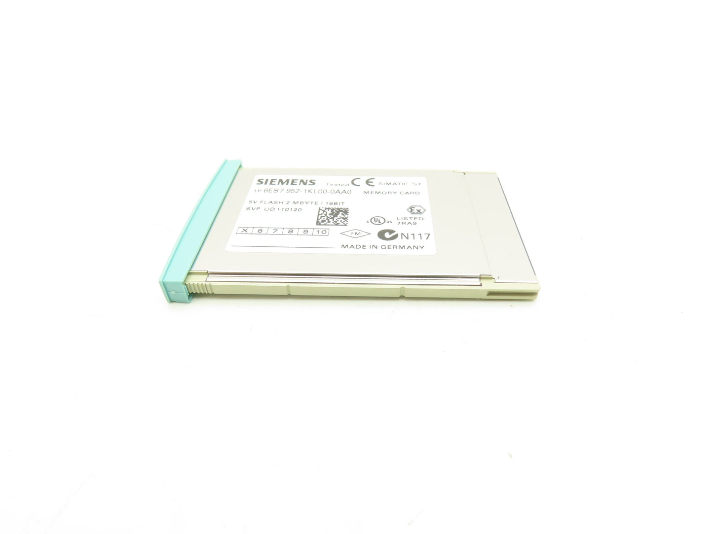 Siemens 6ES7 952-1KL00-0AA0 SIMATIC S7 Memory Card 5V Flash 2Mb 16-bit