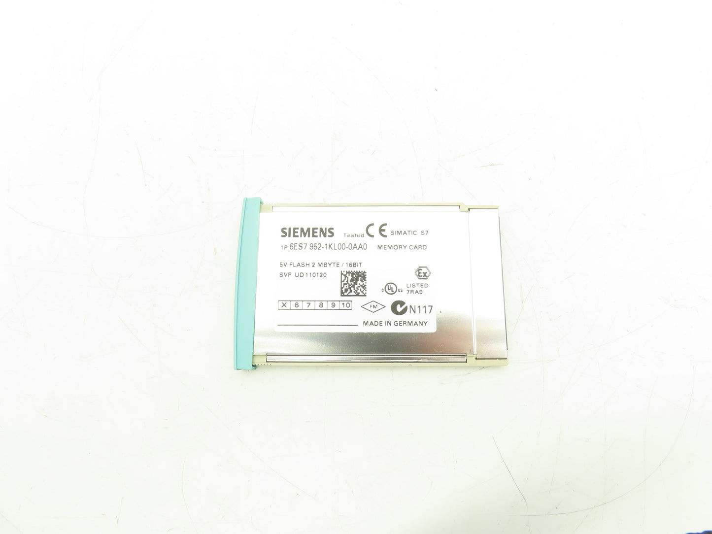 Siemens 6ES7 952-1KL00-0AA0 SIMATIC S7 Memory Card 5V Flash 2Mb 16-bit