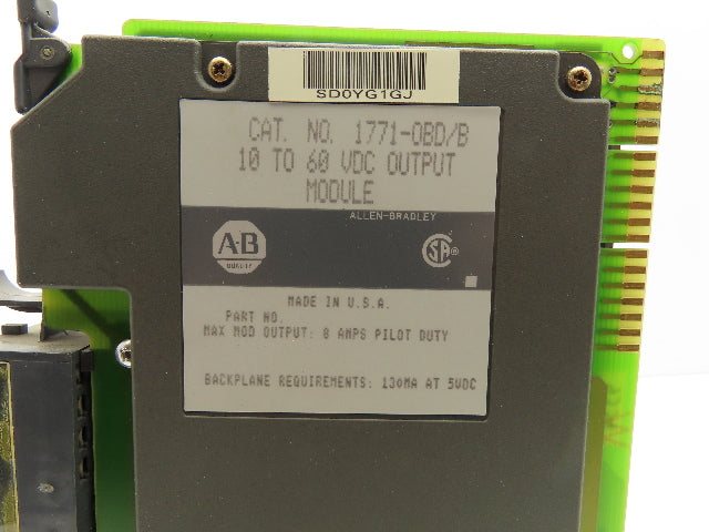 Allen Bradley 1771-OBD/B 10 to 60 VDC Output Module Lot of 5