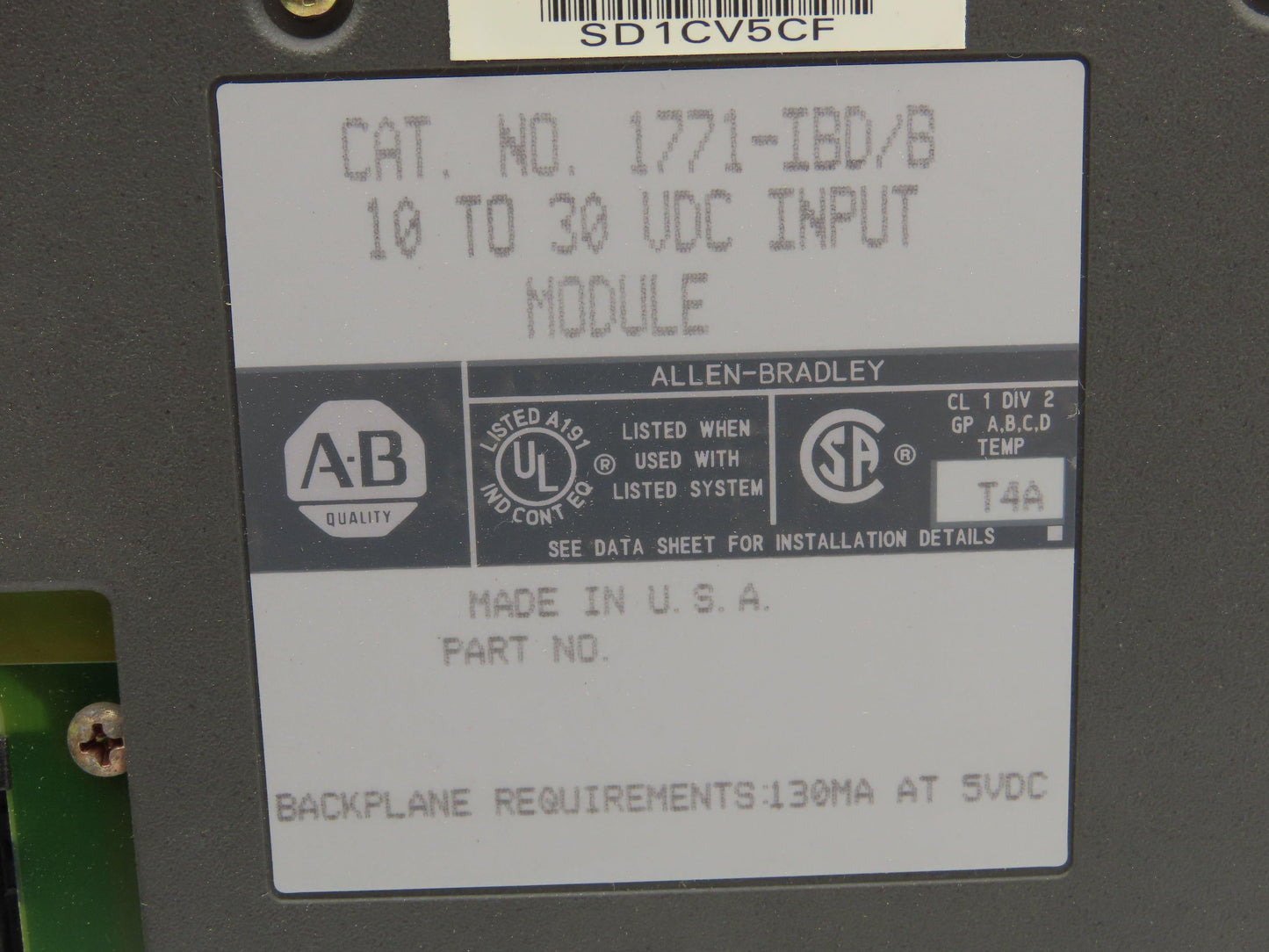 Allen Bradley 1771-IBD/B 10 to 30 VDC Input Module Lot of 11