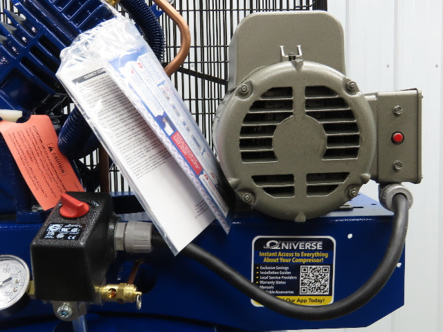 Quincy 2V41C60VC QT-54 Pro Air Compressor 5HP 60 Gal 15.2CFM Two-Stage 230V 1Ph