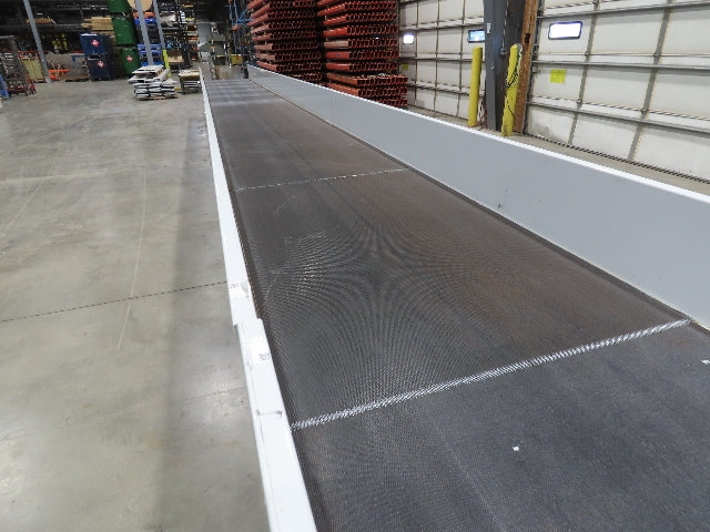 Hytrol BPC 43"x 78' Slider Bed Conveyor Parcel Belt 3Hp 480V Center Drive 110fpm