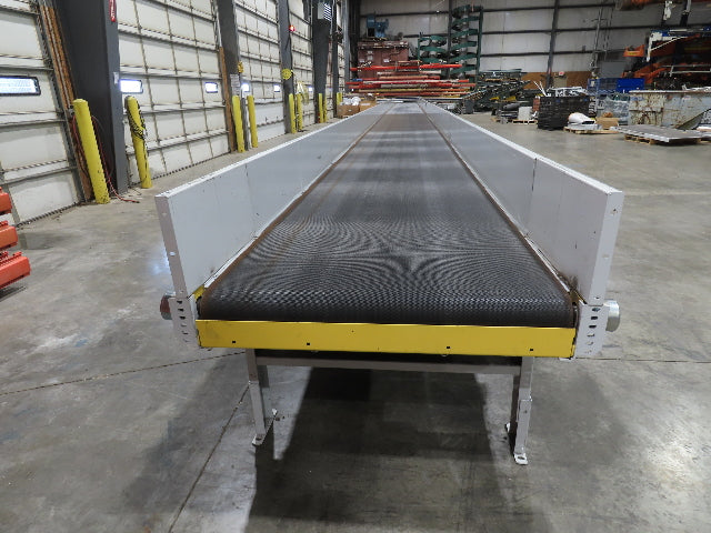 Hytrol BPC 43"x 78' Slider Bed Conveyor Parcel Belt 3Hp 480V Center Drive 110fpm