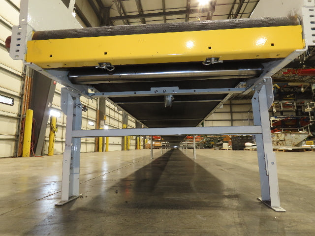Hytrol BPC 43"x 78' Slider Bed Conveyor Parcel Belt 3Hp 480V Center Drive 110fpm
