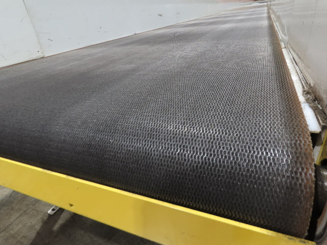 Hytrol BPC 43"x 78' Slider Bed Conveyor Parcel Belt 3Hp 480V Center Drive 110fpm